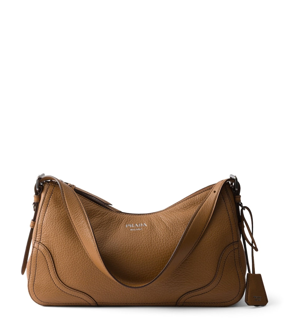 Prada Large Leather Aimèe Shoulder Bag