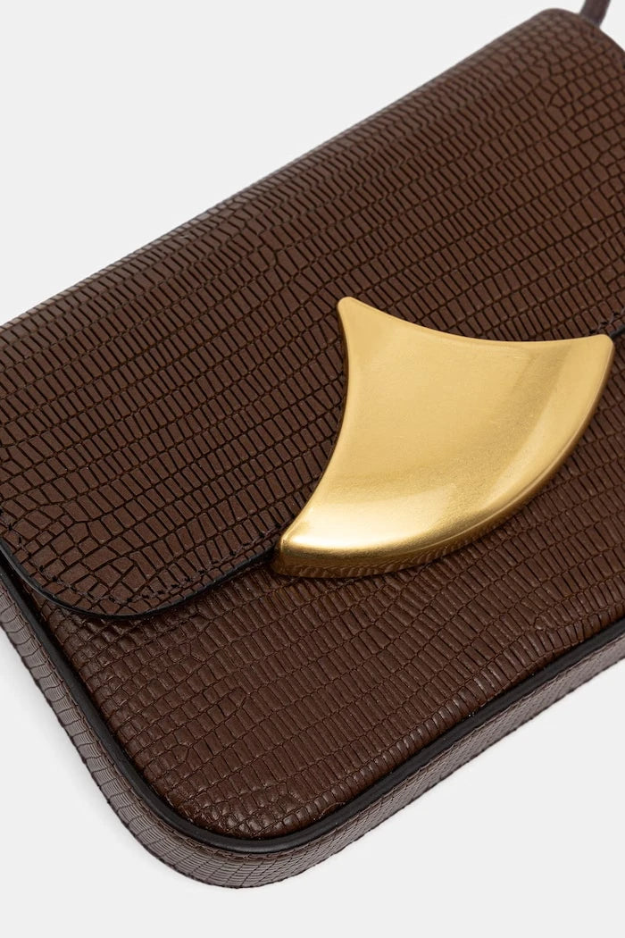 Sessun kadın deri crossbody çanta