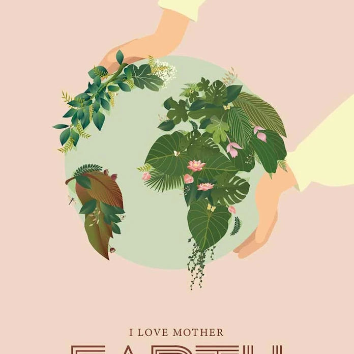 Vissevasse Постер I Love Mother Earth 50x70 cm