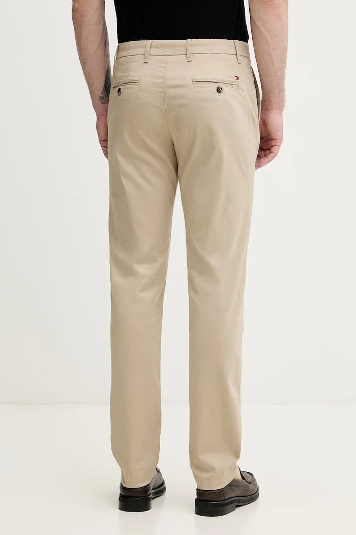 Tommy Hilfiger erkek pamuk elastan chino pantolon