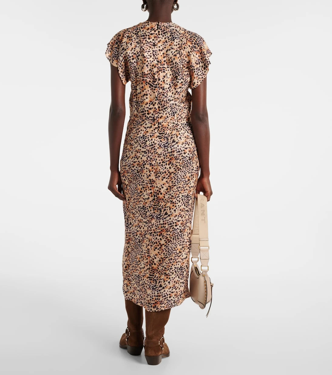 Isabel Marant - Lyndsay printed gathered midi dress