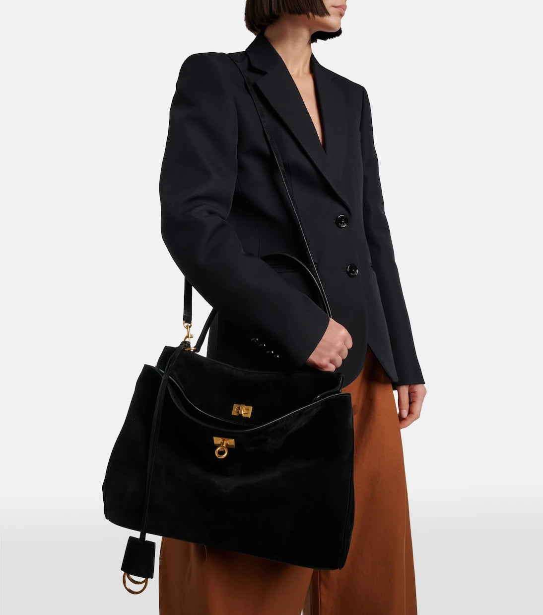 Balenciaga - Rodeo Medium suede shoulder bag
