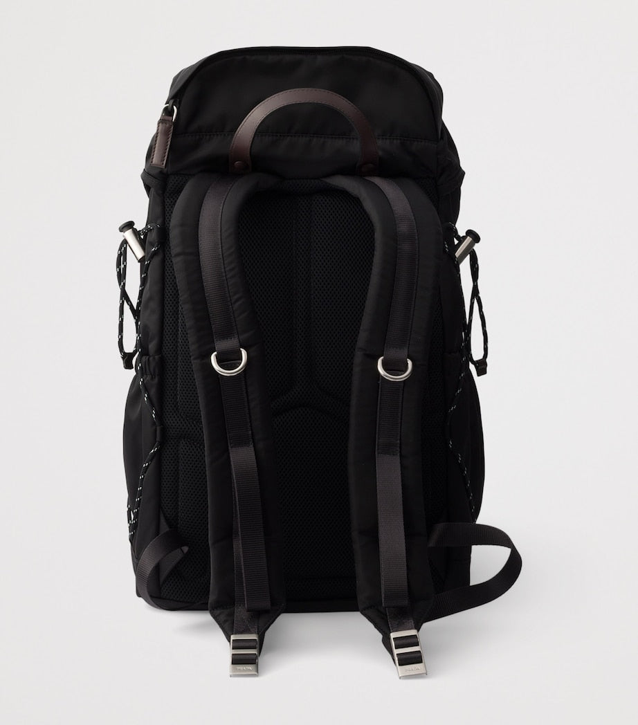 Prada Re-Nylon and Leather Backpack