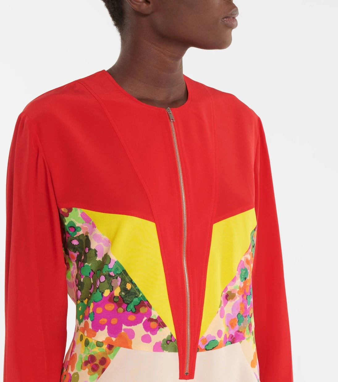 Stella McCartney - Printed silk minidress