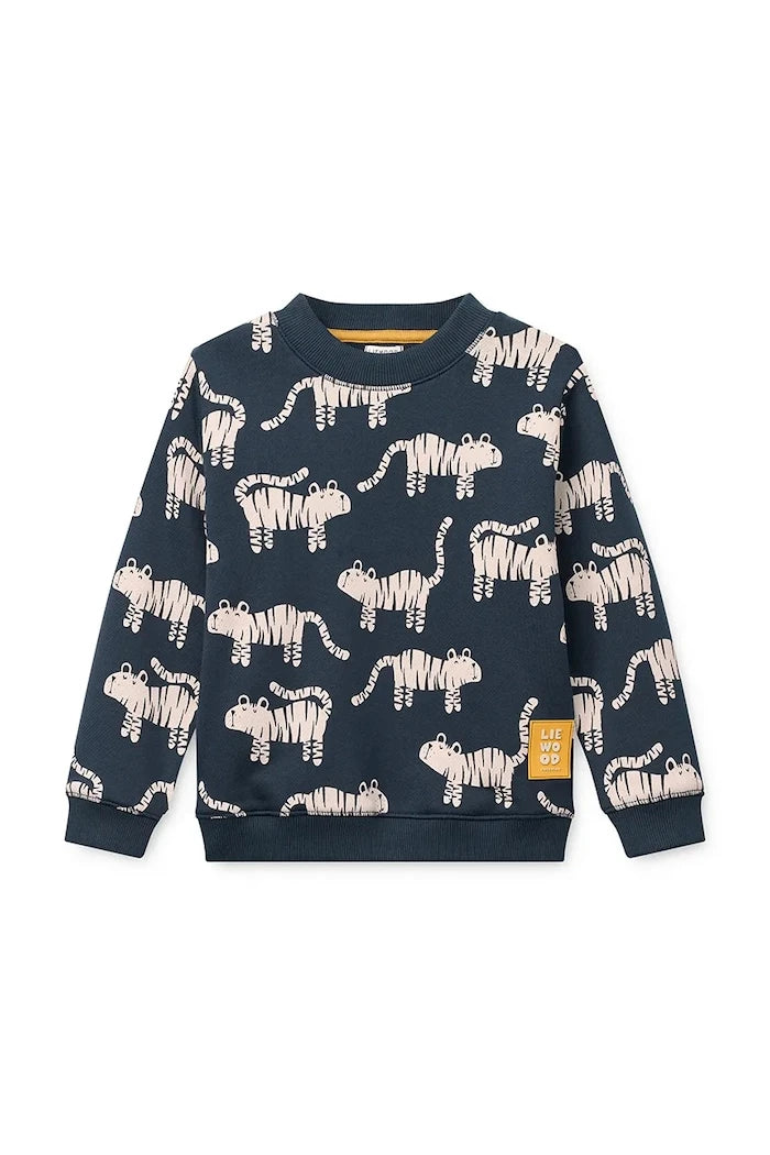 Liewood суичър за деца от памук Ridley Printed Sweatshirt