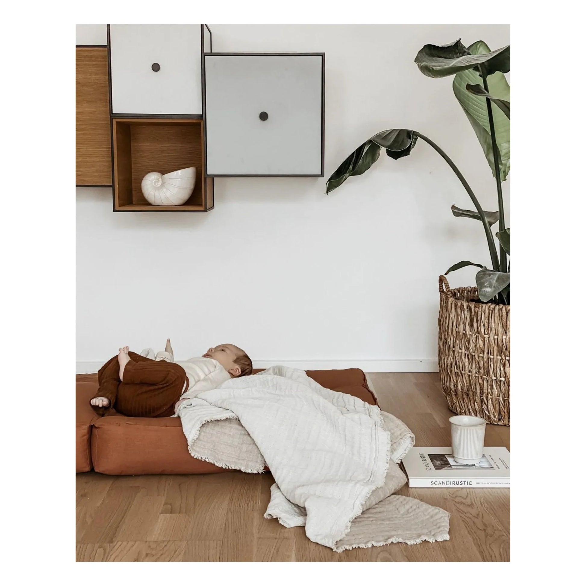 Karup Design - Children's Cube Pouf Armchair | Brown