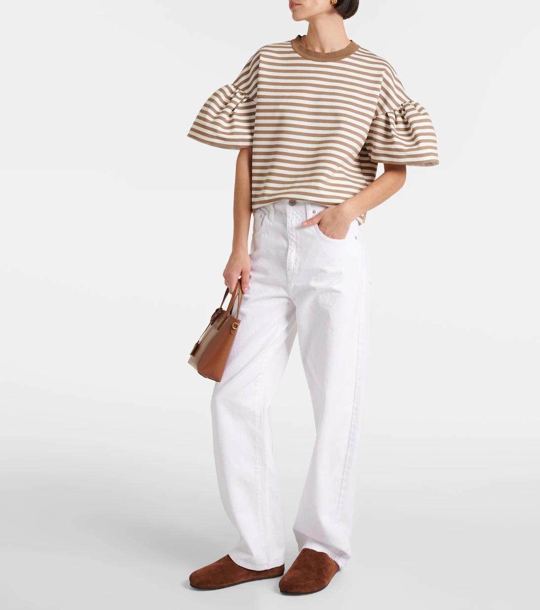 Max Mara - Peirak striped jersey T-shirt