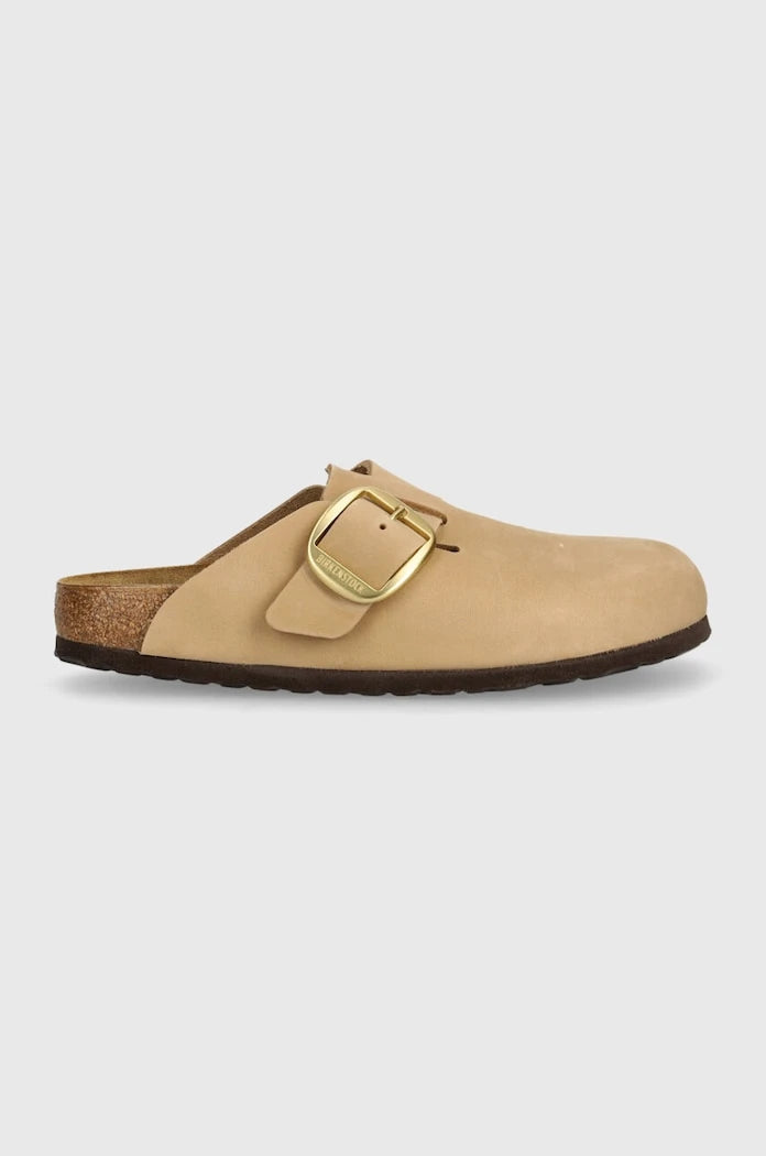 Чехли от набук Birkenstock Boston Big Buckle
