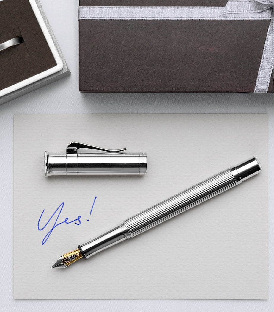 Graf von Faber-Castell Platinum-Plated Classic Fountain Pen