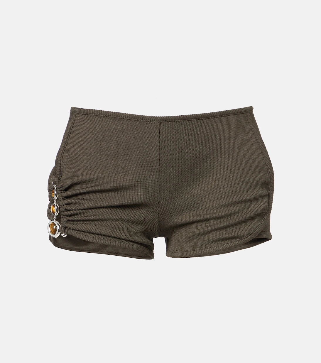 Christopher Esber - Droplet Crystal embellished ruched shorts