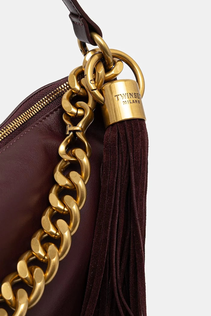 Twinset kadın deri hobo çanta