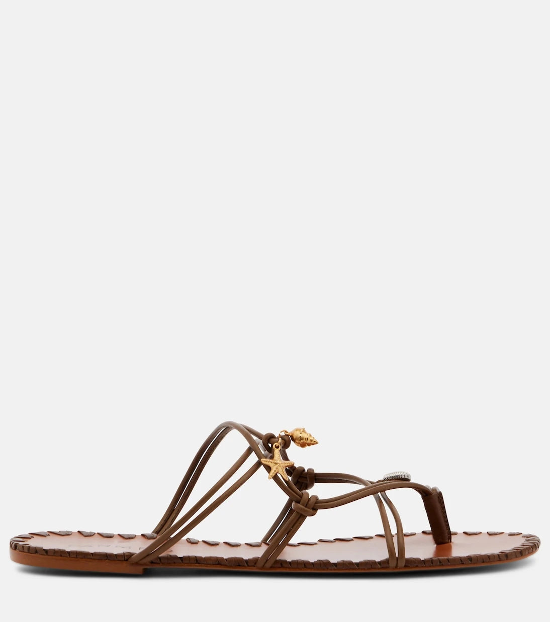 Farm Rio - Embellished leather sandals