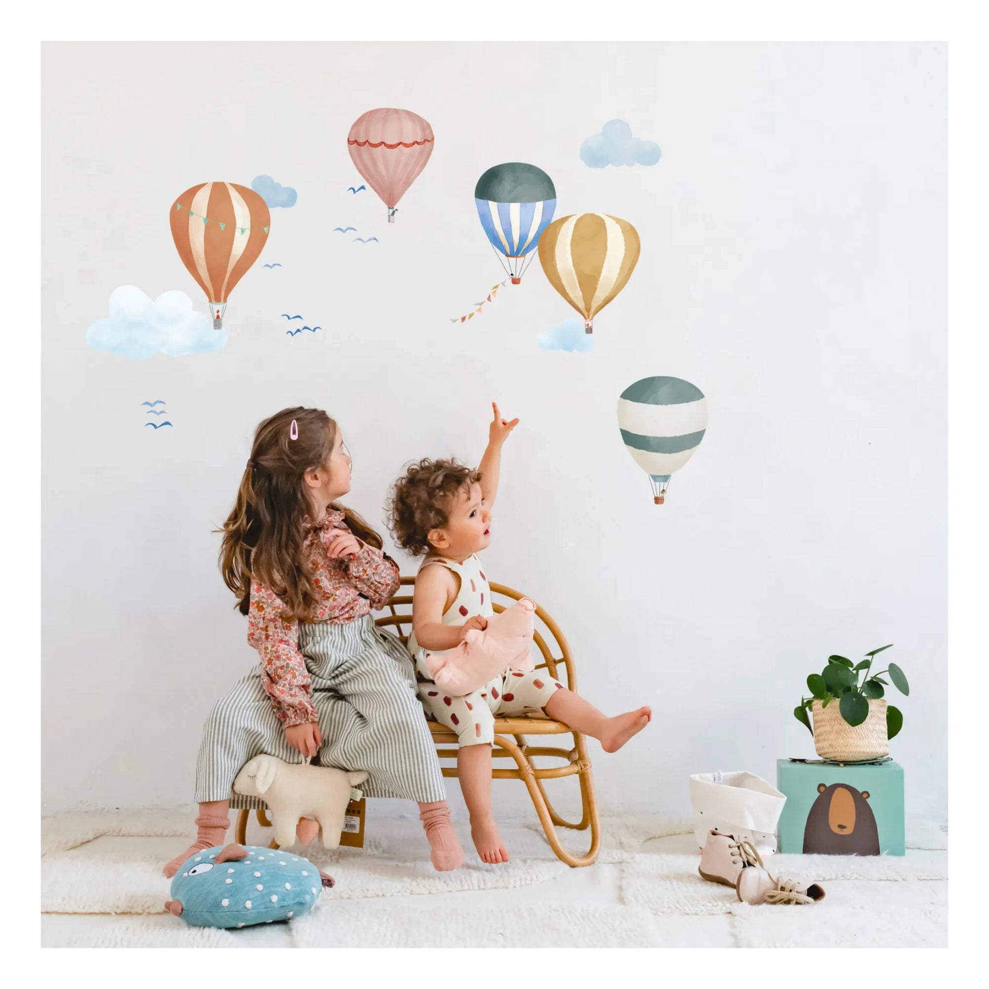 MIMI'lou - Easy Watercolour Hot Air Balloon Stickers