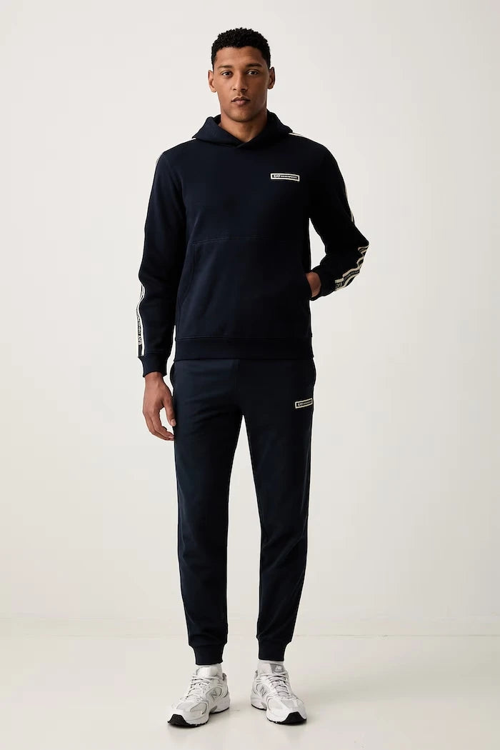 EA7 Emporio Armani kapüşonlu erkek pamuklu sweatshirt