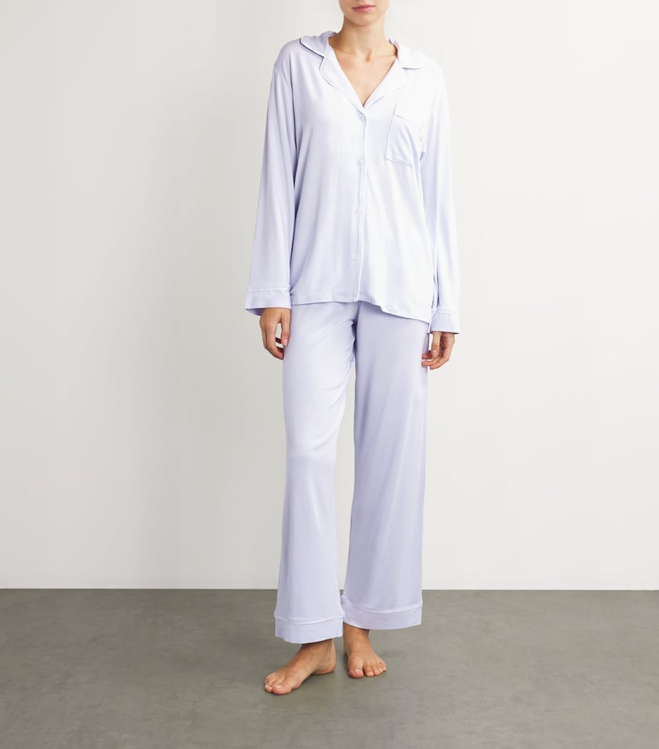 Gisele Long Piped Pyjama Set
