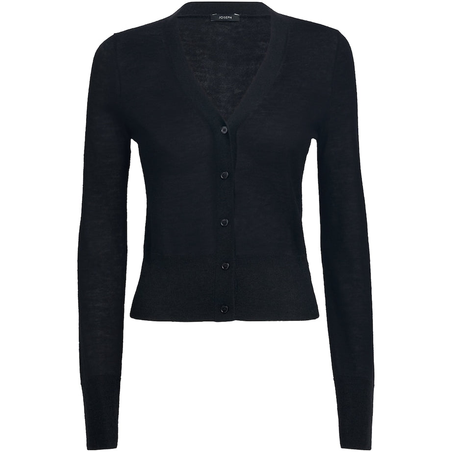 Joseph Black Cashmere Cashair Cardigan