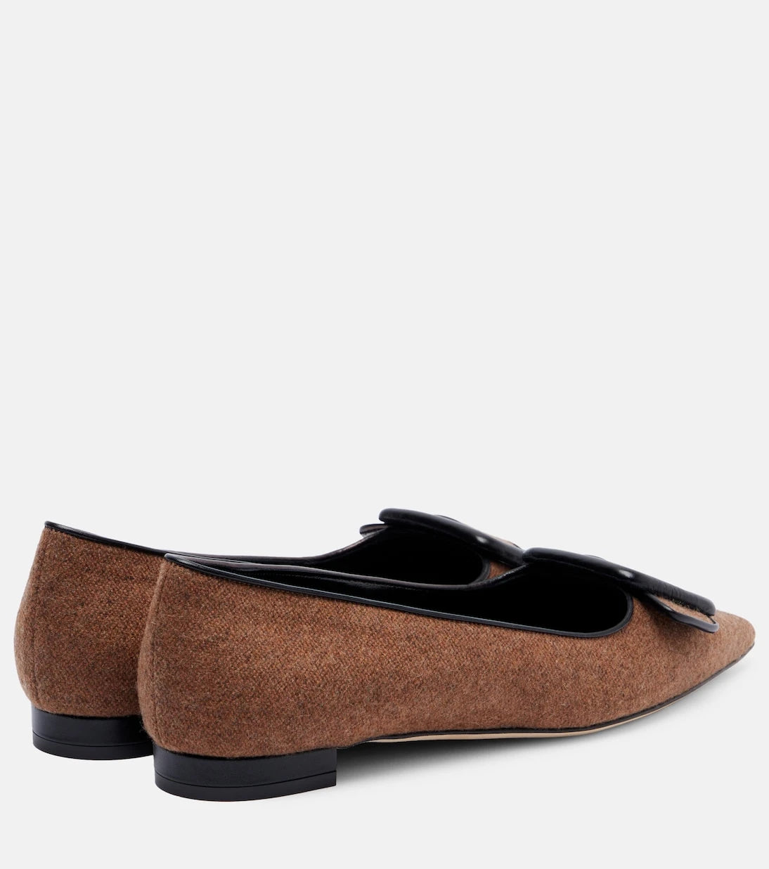 Manolo Blahnik - Maysale buckled ballet flats