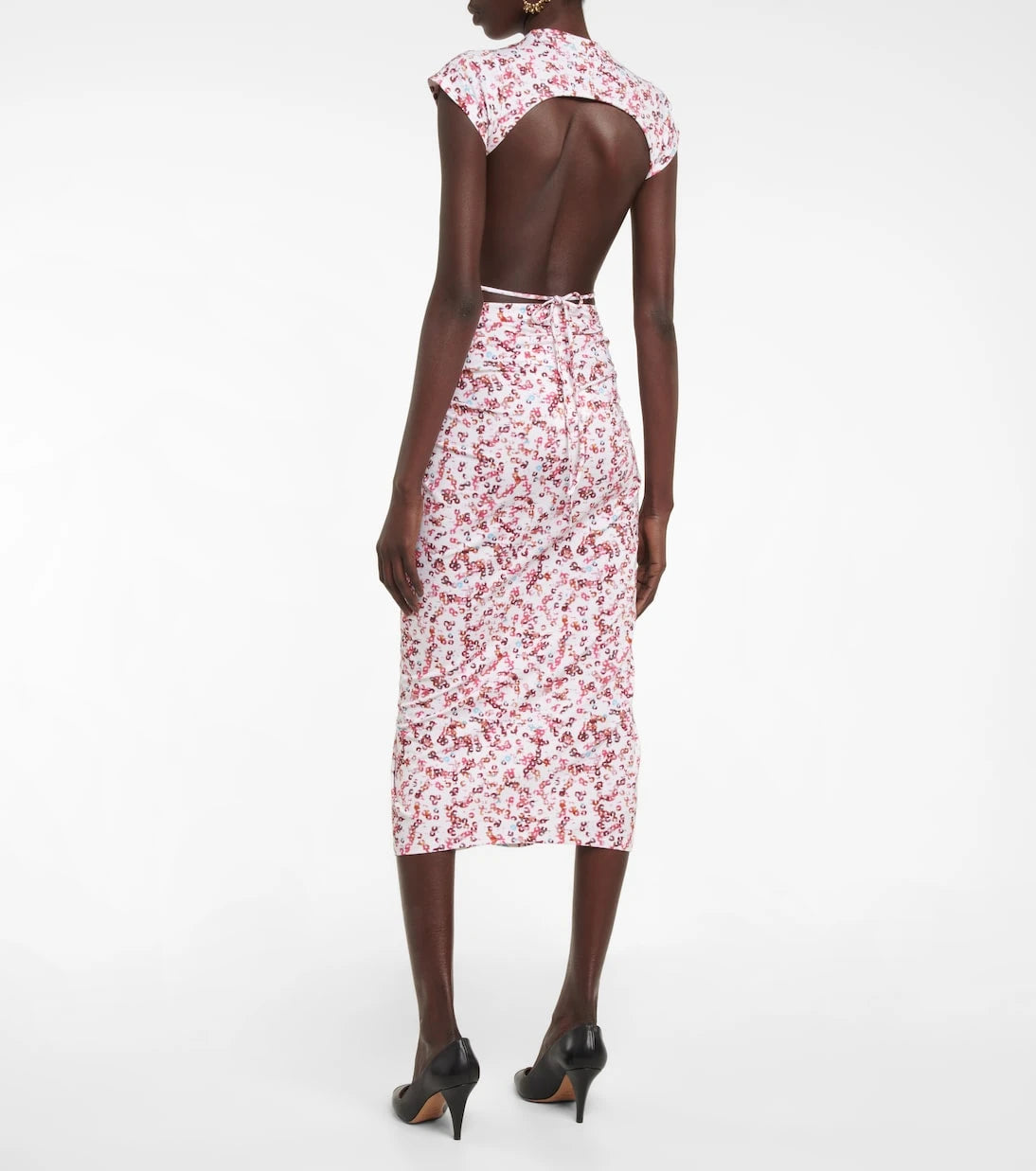 Marant Etoile - Jeldia printed jersey midi skirt