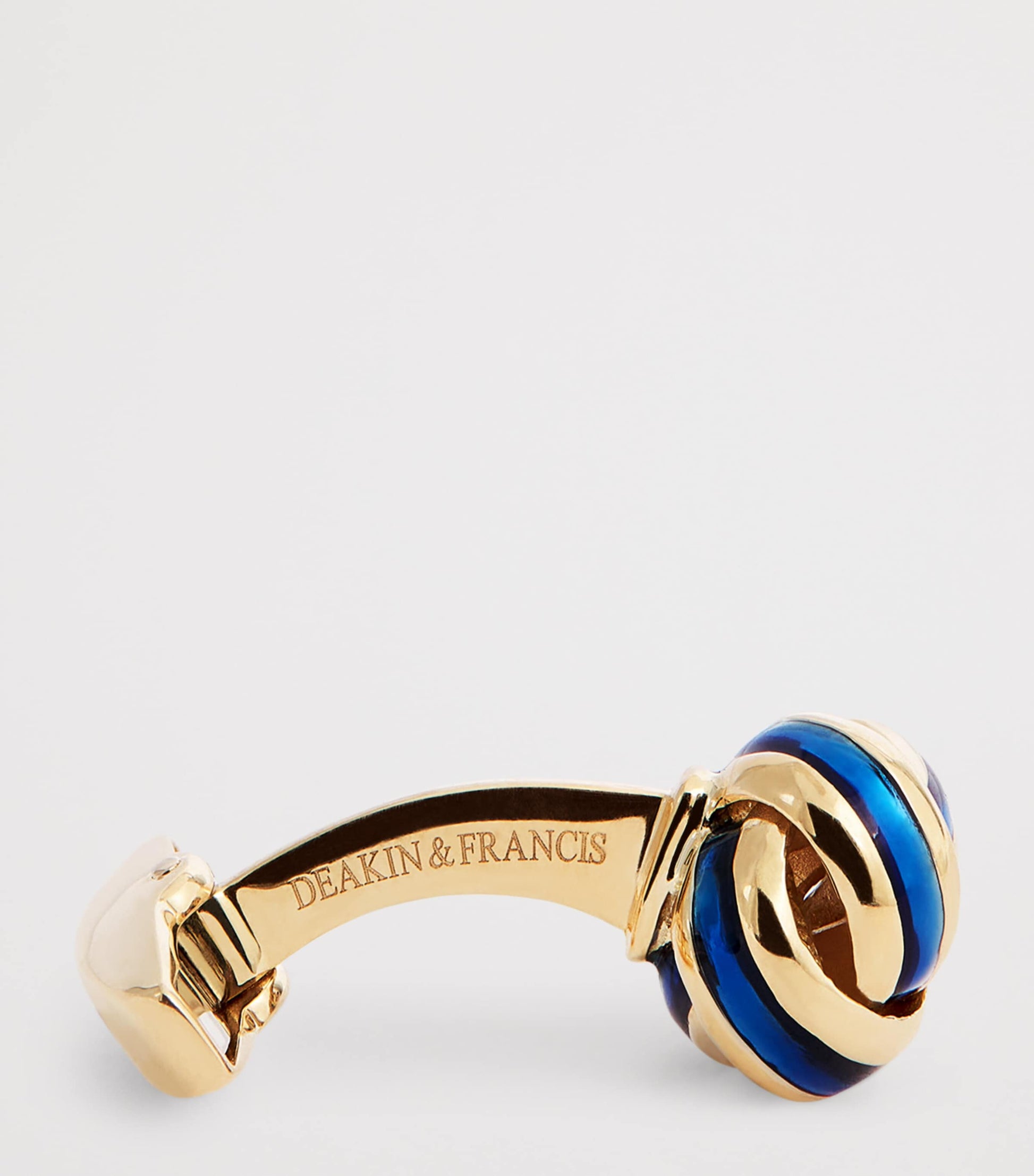 Deakin & Francis White Gold Knot Cufflinks