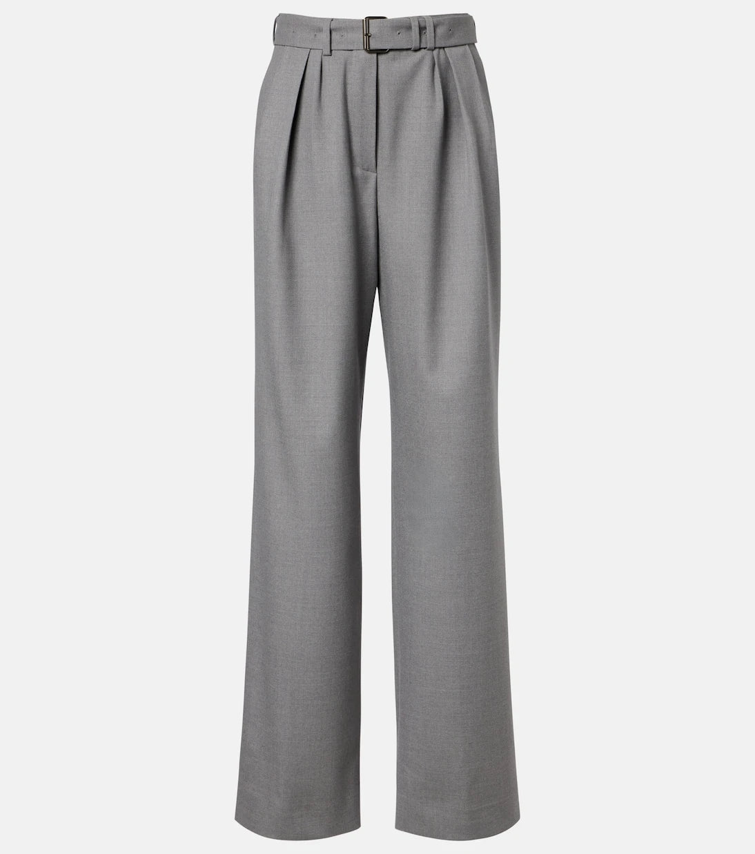 Dries Van Noten - Belted wool-blend wide-leg pants
