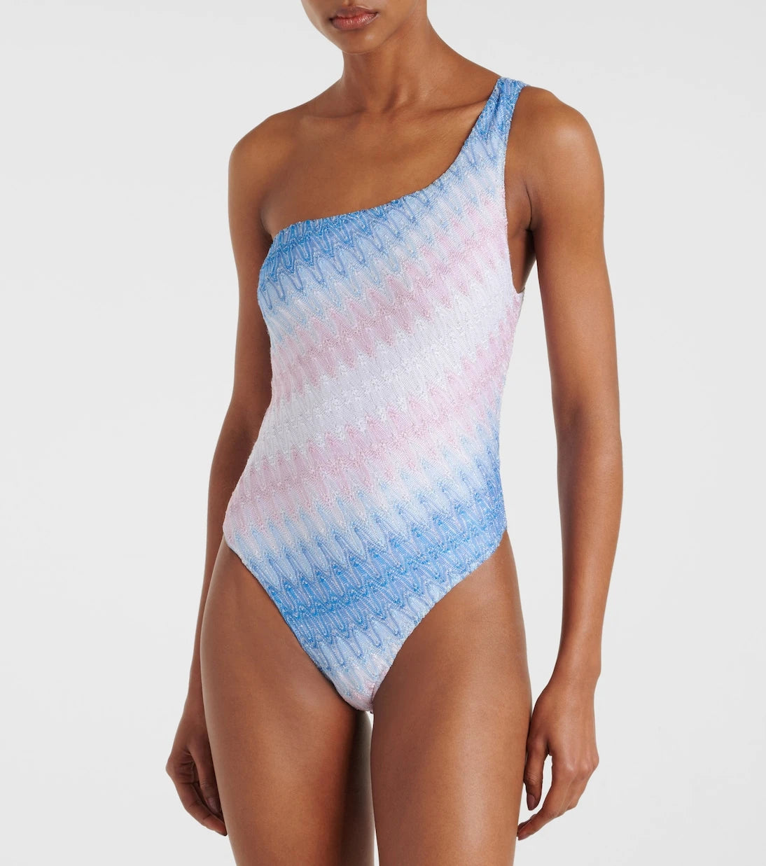 Missoni - Zigzag ombré lamé swimsuit