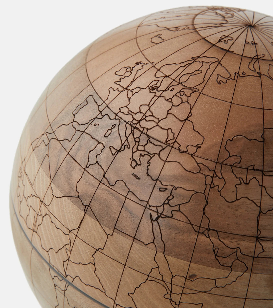Brunello Cucinelli - Laser-cut walnut globe