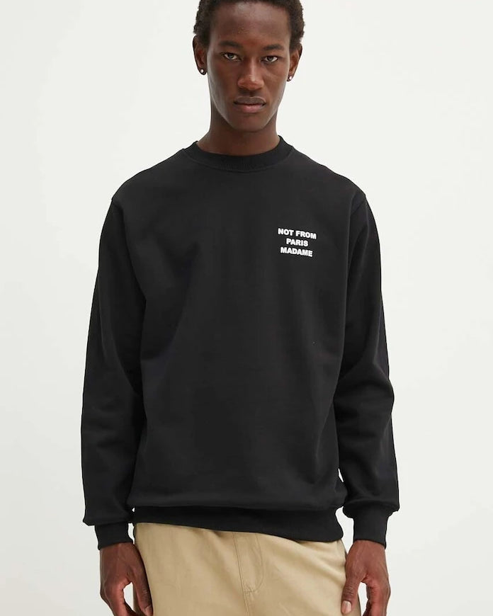 Pamuklu sweatshirt Drôle de Monsieur