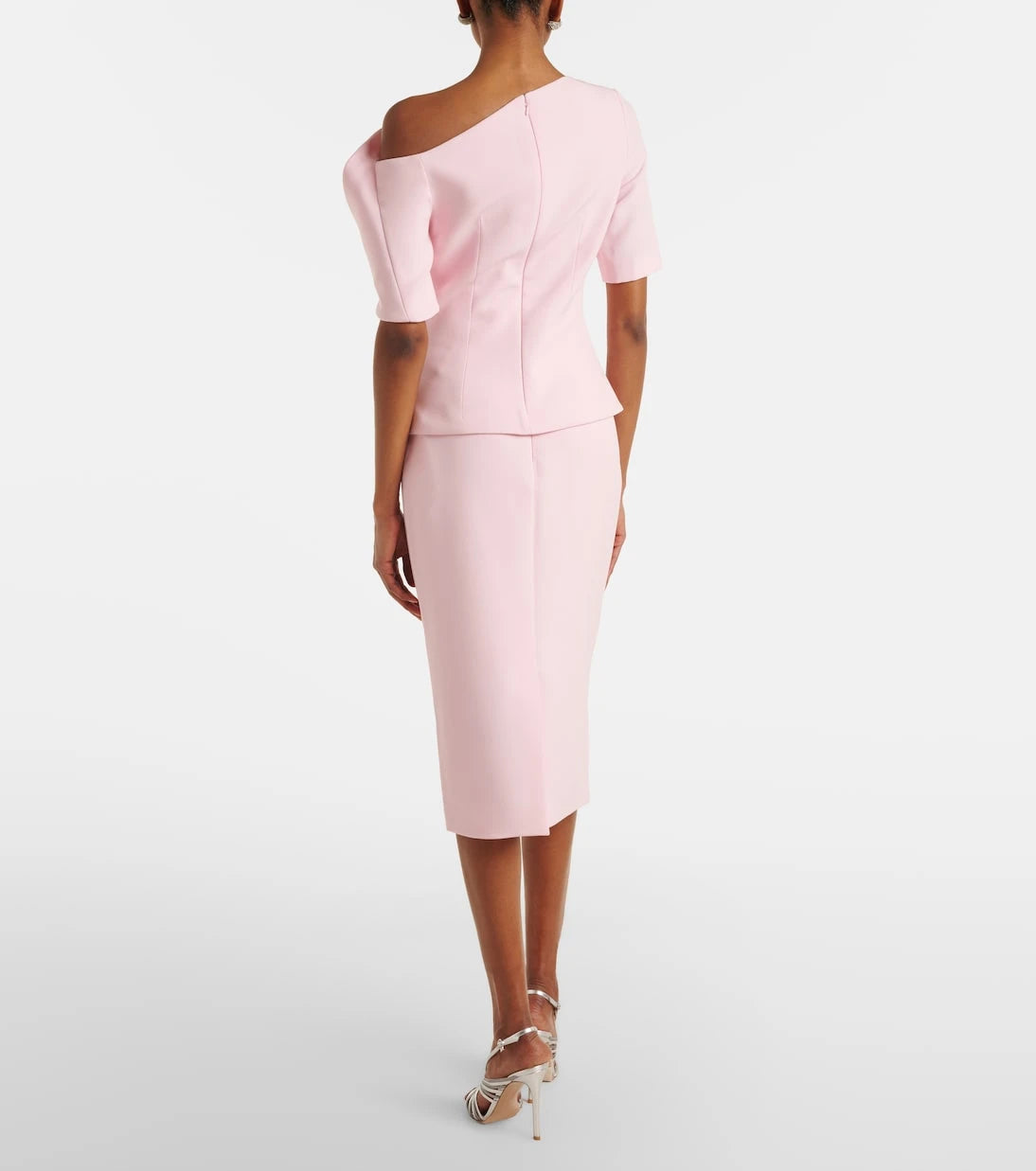 Safiyaa - Hokuku crêpe pencil skirt