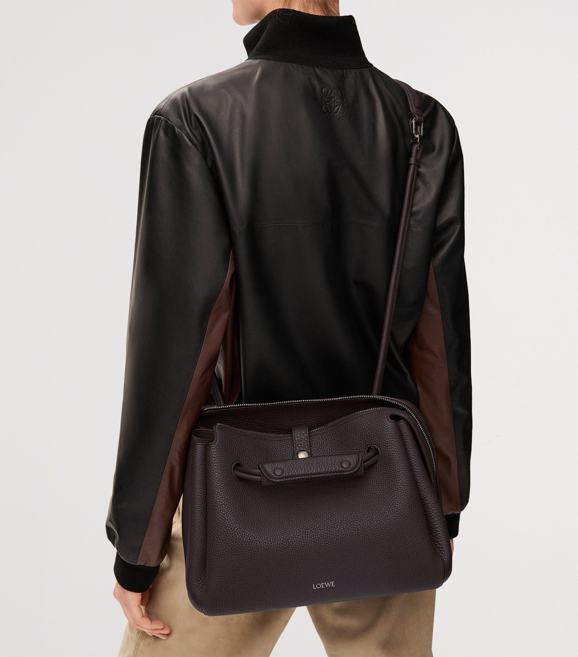 Medium Leather Madrid Shoulder Bag