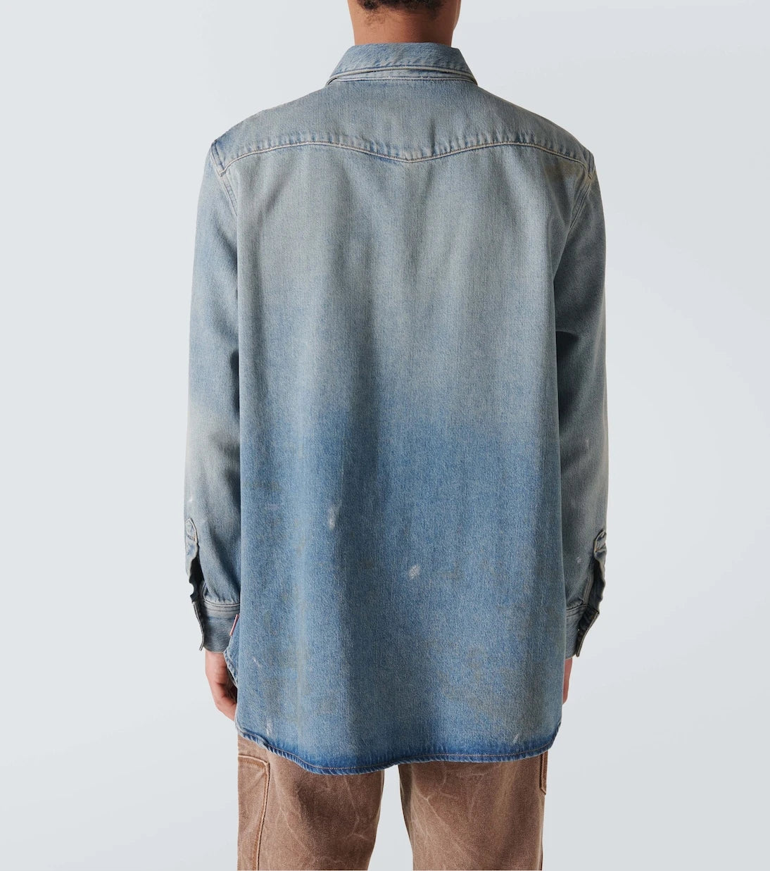 Acne Studios - قميص دينم متعرق