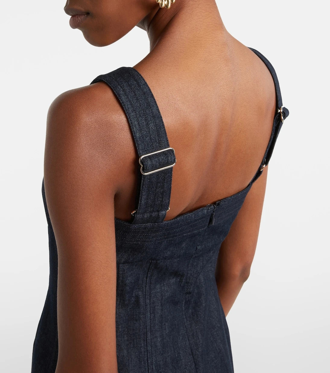 Veronica Beard - Rosaura floral denim midi dress
