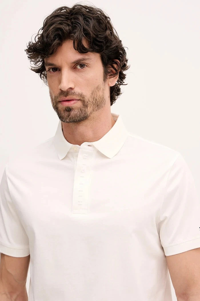 Памучна тениска с яка Tommy Hilfiger
