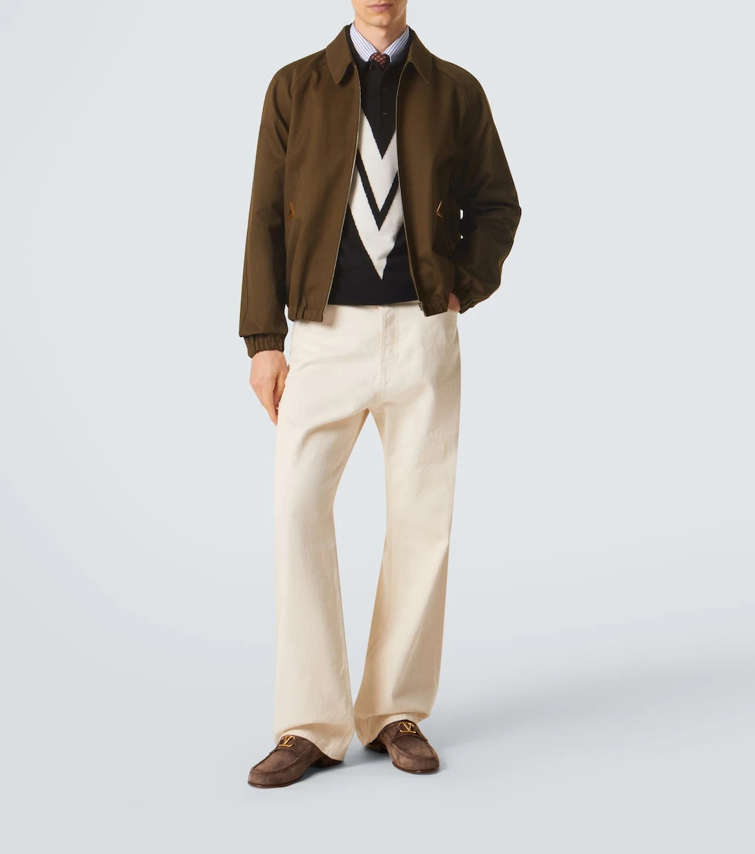 Valentino - Virgin wool polo sweater