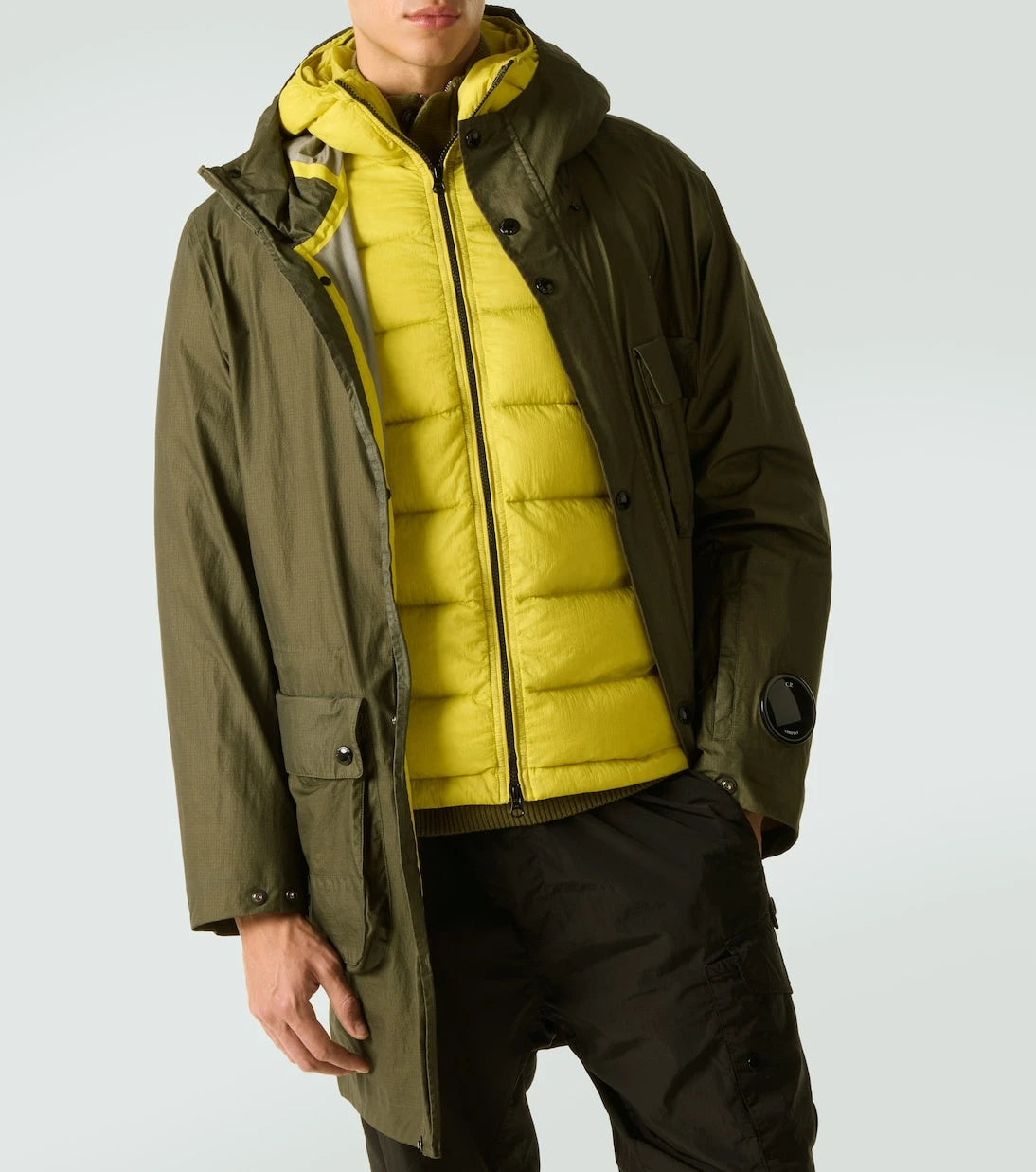 C.P. Company - Mille Goggles down jacket
