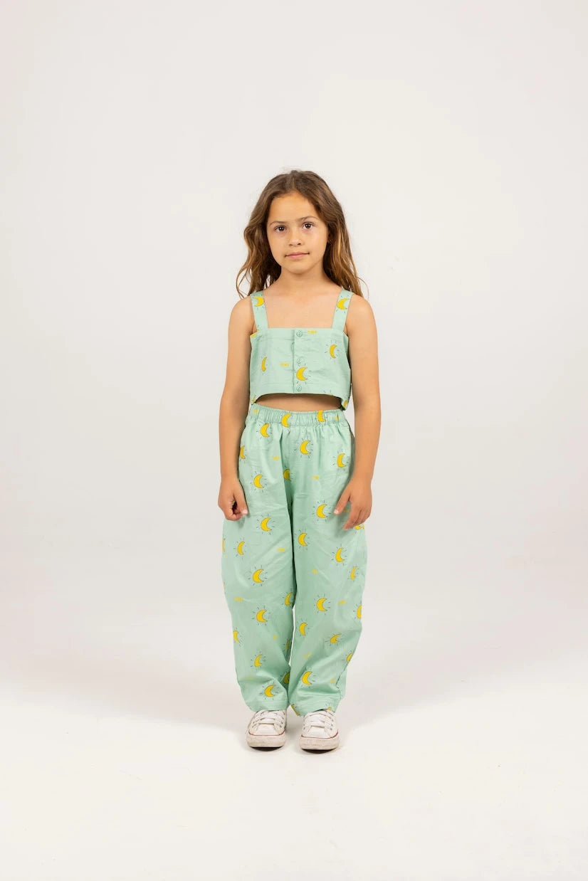 Tinycottons - Midnight Sun cotton wide-leg pants