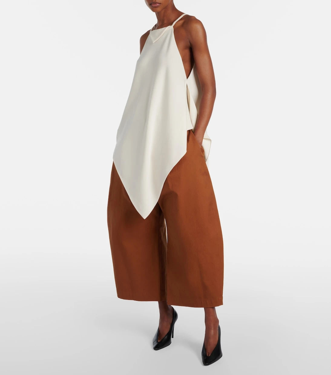 Balenciaga - Crêpe balloon pants