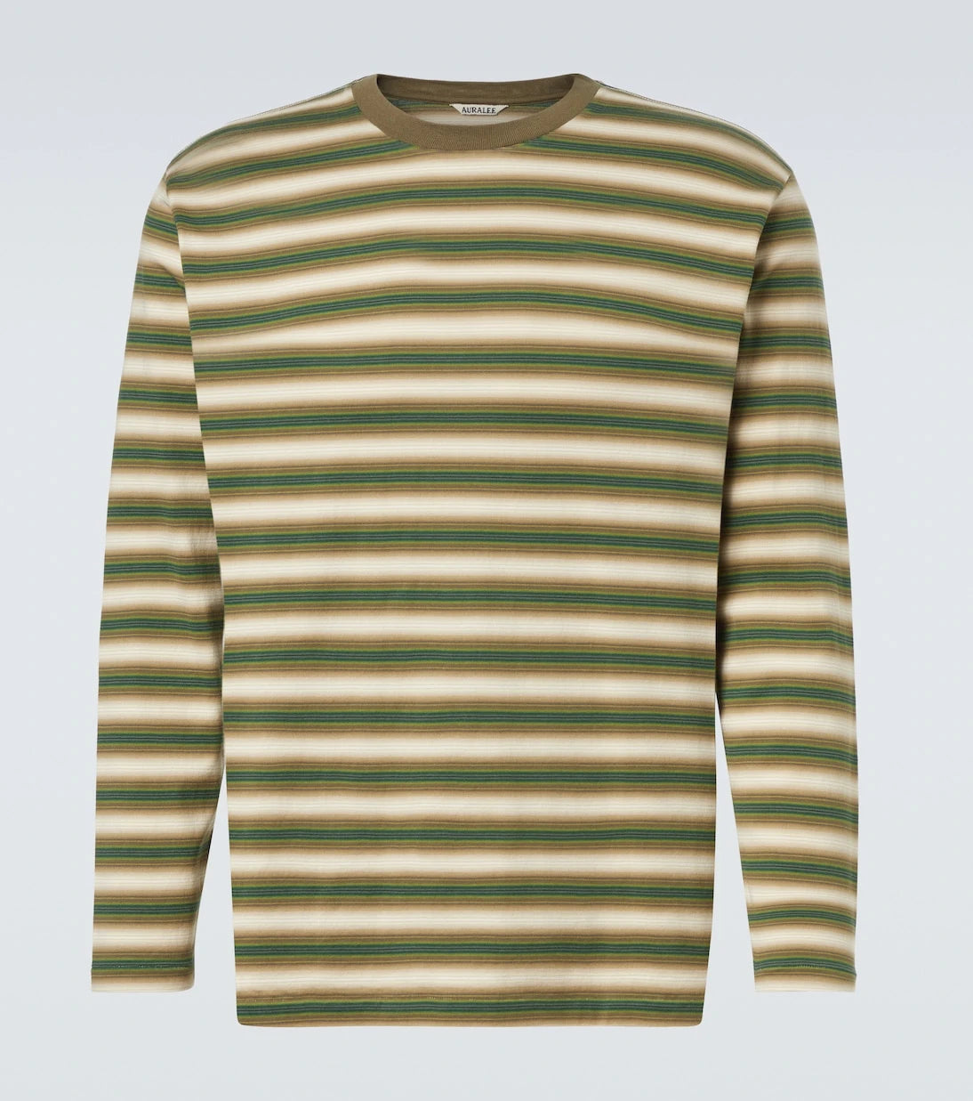 Auralee - Striped cotton jersey T-shirt