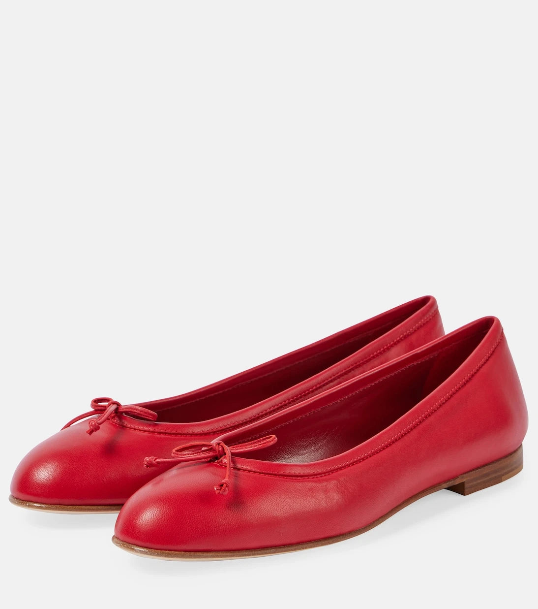 Manolo Blahnik - Veralli Verona leather ballet flats