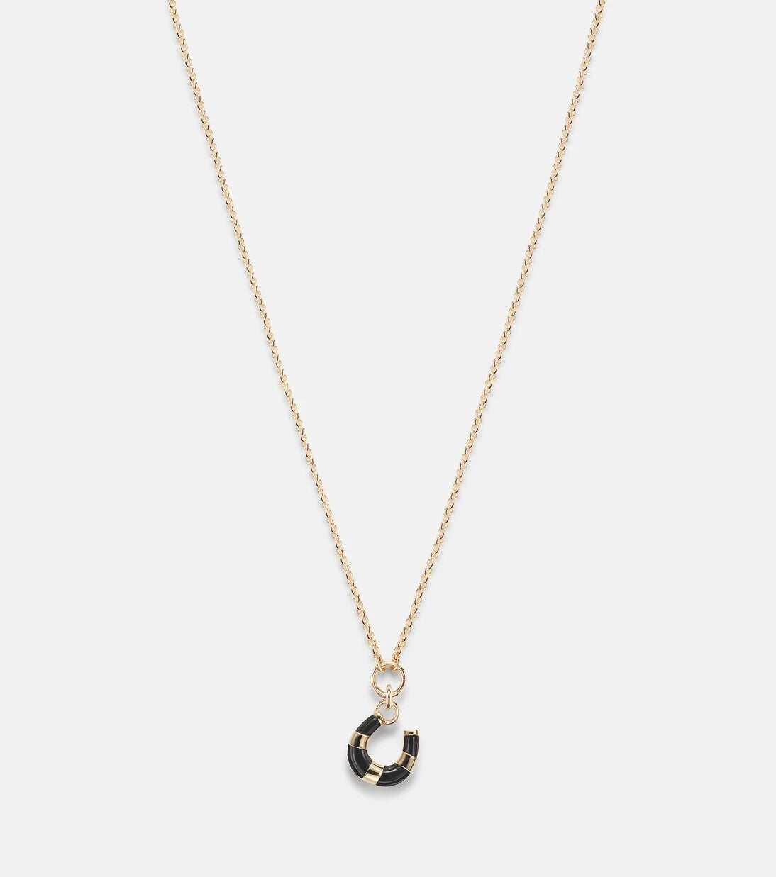 FoundRae - 18kt gold necklace with onyx