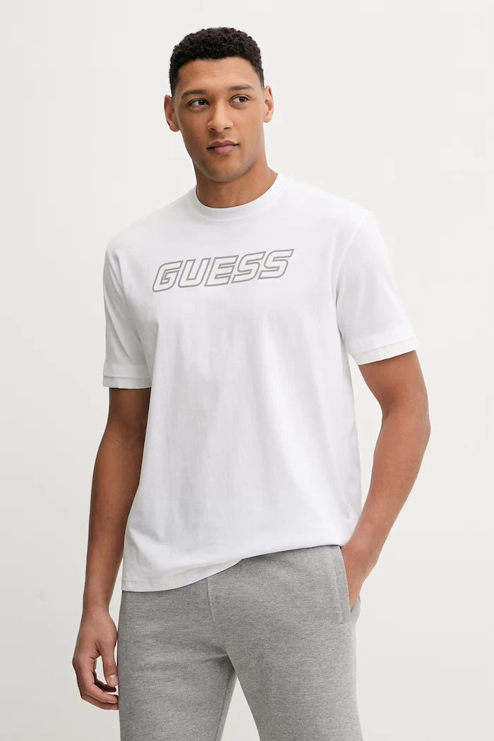 Pamuklu Tişört Guess GUSTAVE
