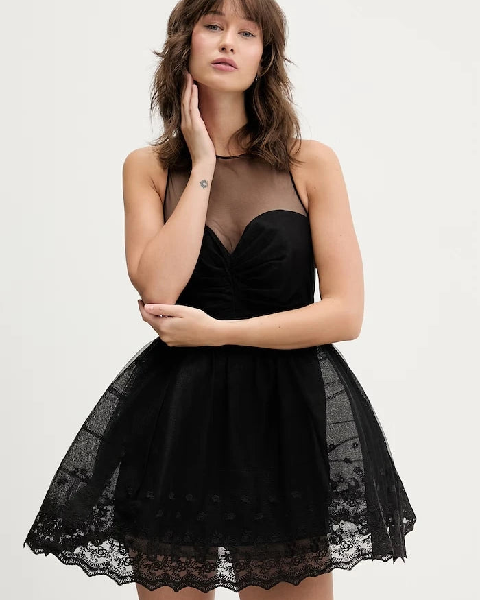 Bardot kloş elbise