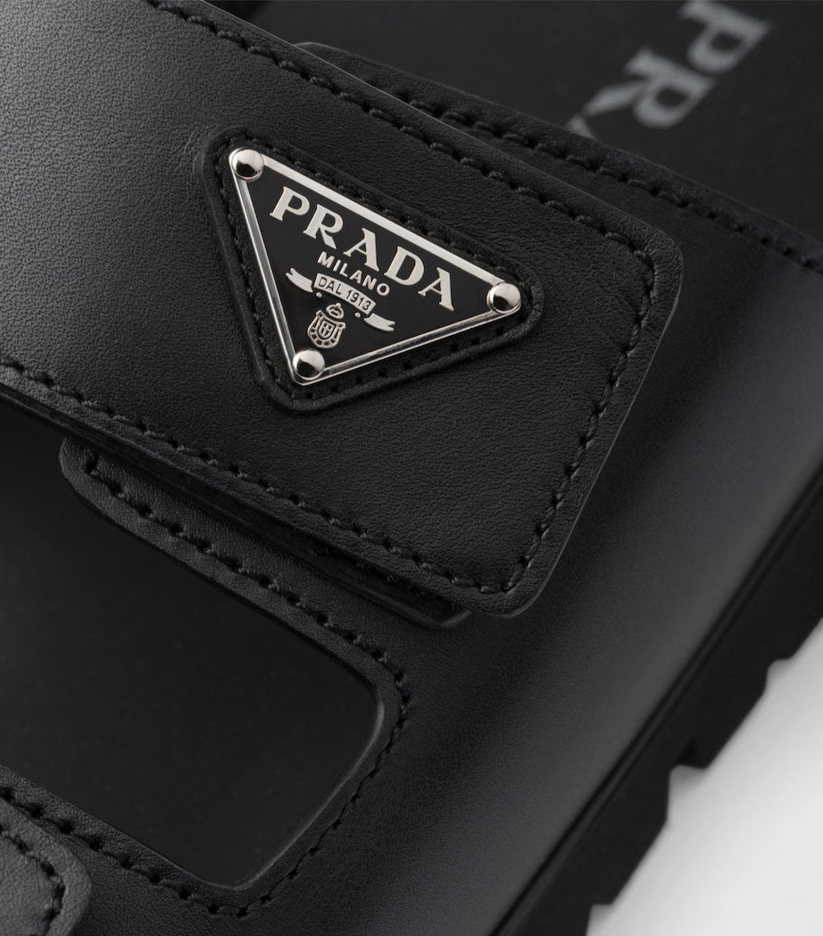 Leather Triangle Sandals