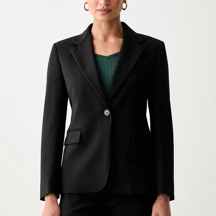 Weekend Max Mara tek düğmeli kadın yün ceket WKDLAMINE