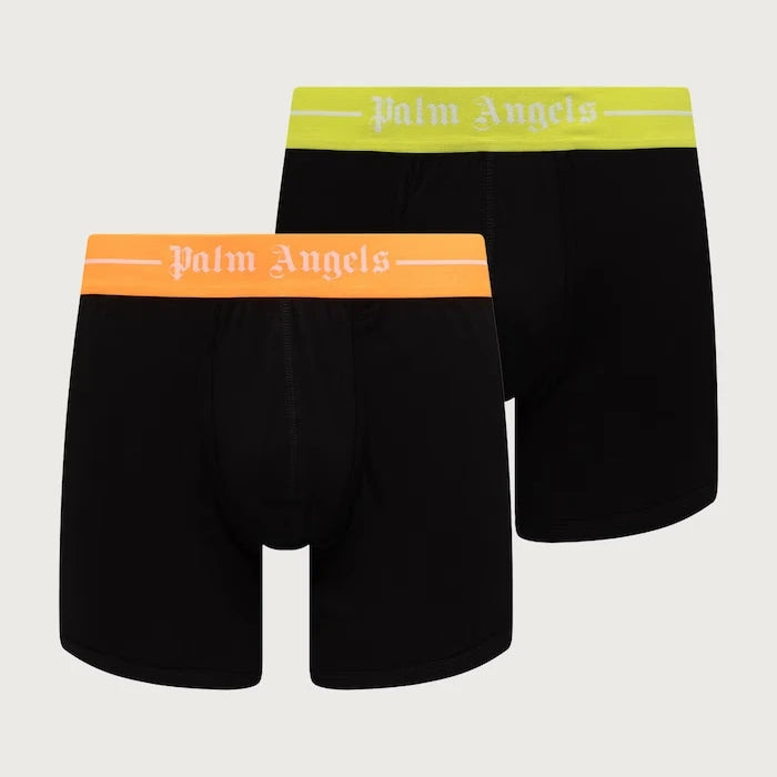 Palm Angels erkek pamuklu elastanlı dar boxer 2'li