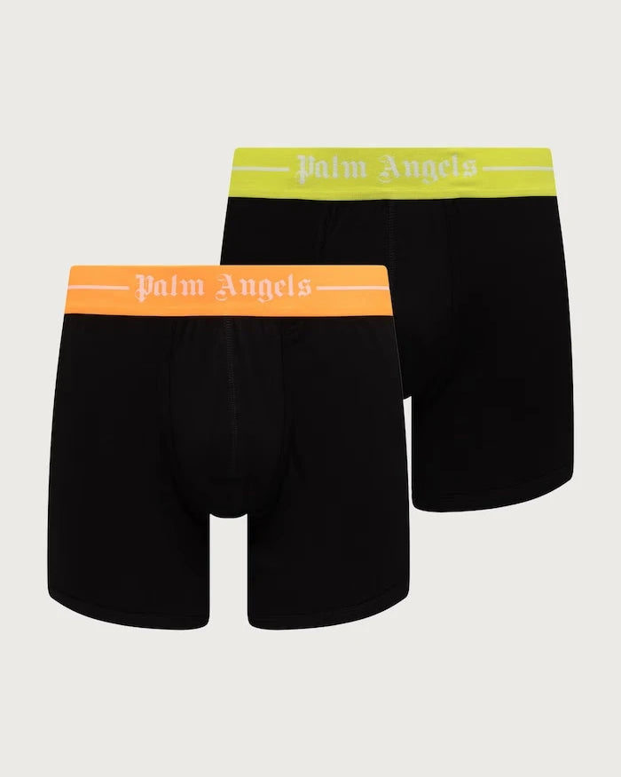 Palm Angels erkek pamuklu elastanlı dar boxer 2'li