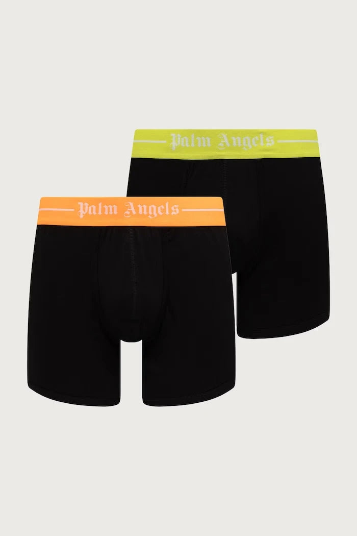 Palm Angels erkek pamuklu elastanlı dar boxer 2'li