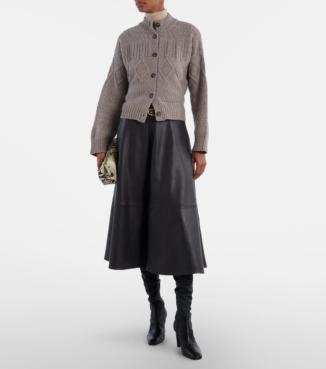 Altuzarra - Amory cable-knit wool-blend cardigan