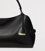 Black Leather Ralph Shoulder Bag