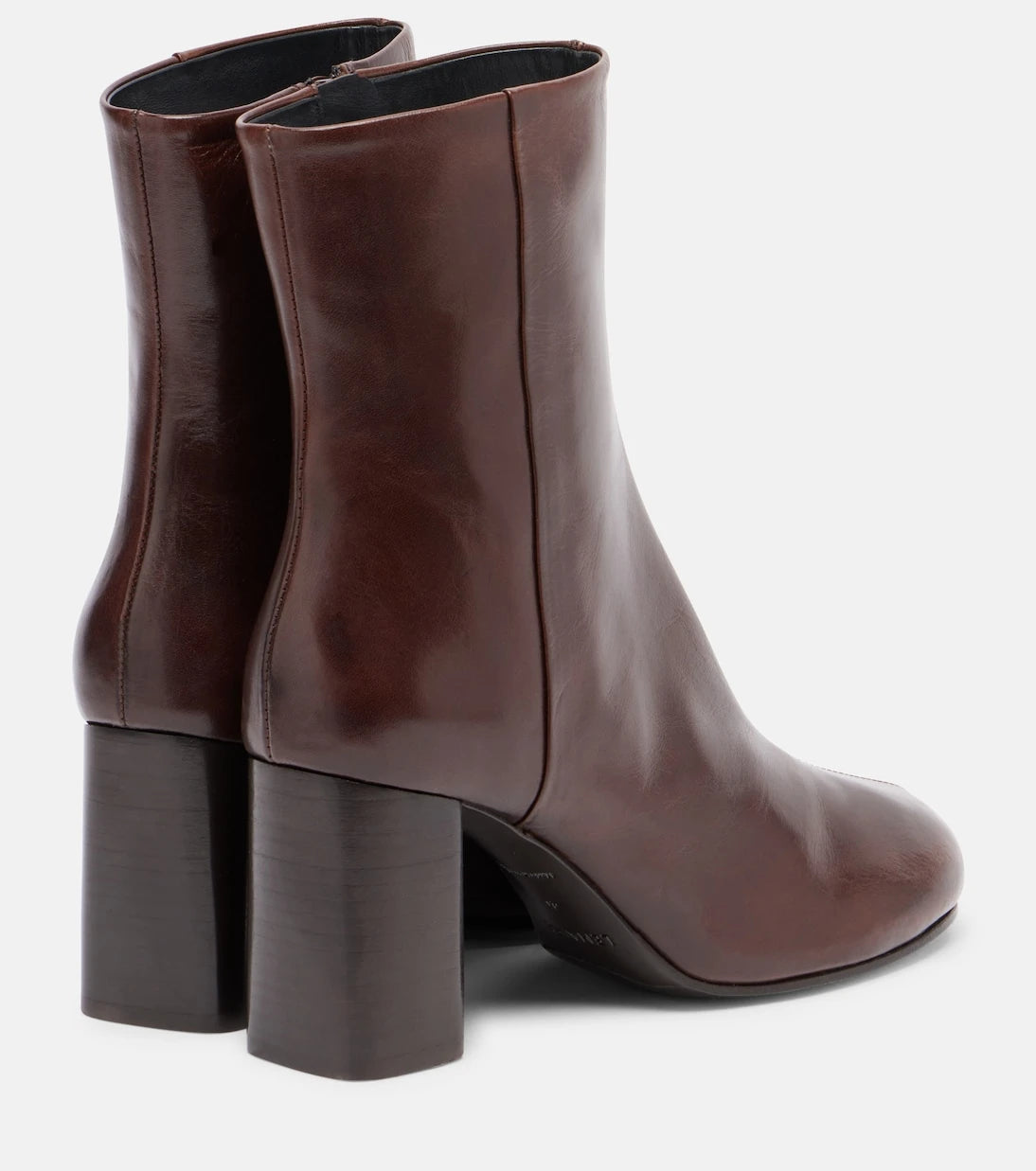 Lemaire - Anatomic 80 leather ankle boots
