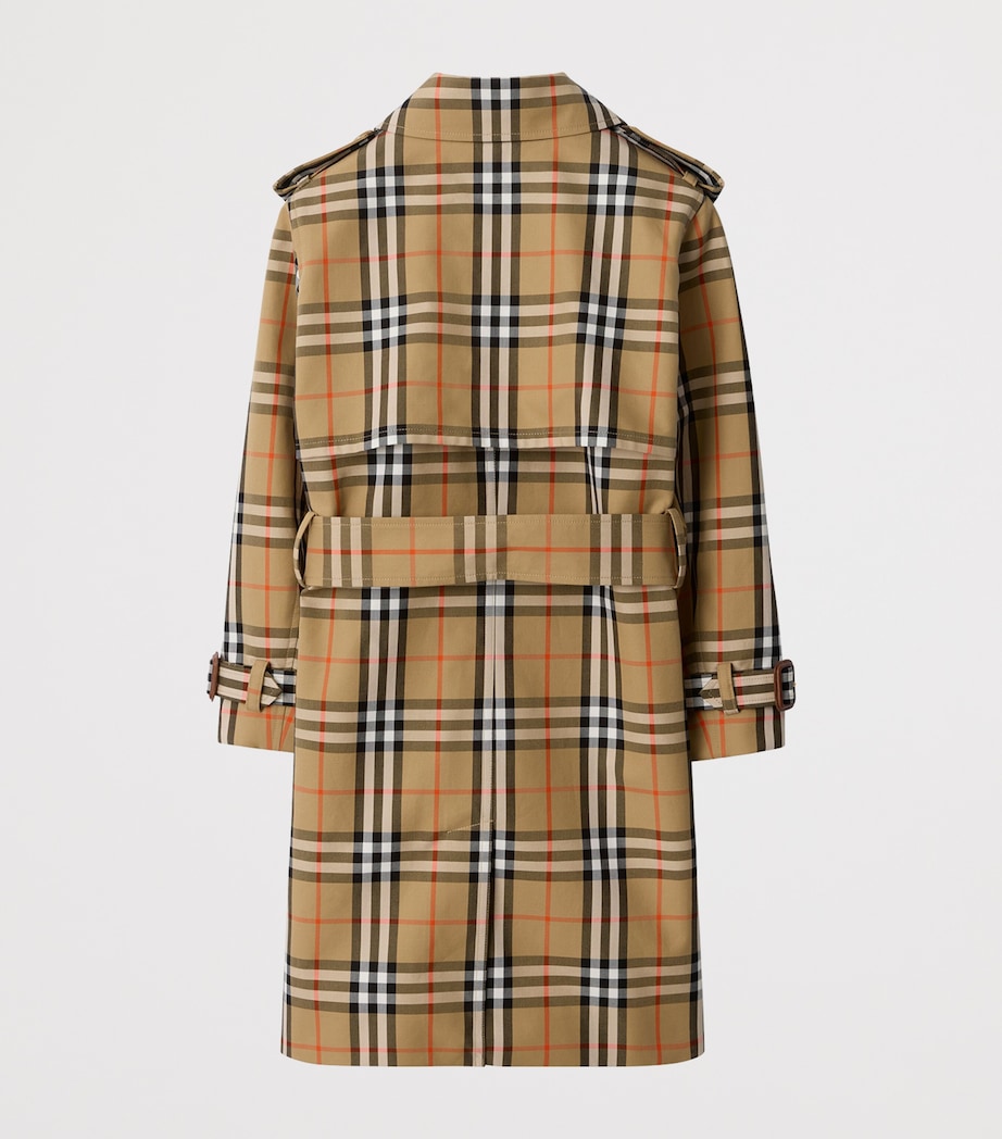 Cotton Check Trench Coat (3-12 Years)